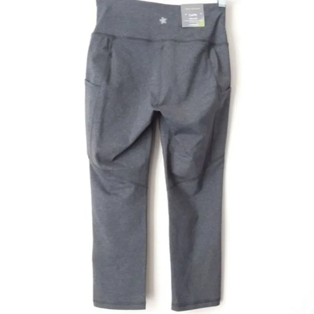 Tek Gear High Rise Shapewear Capri In Charcoal S - Picture 4 of 11